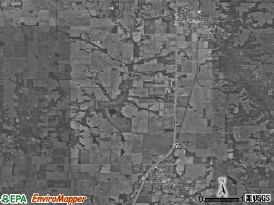Curry township, Indiana satellite photo by USGS