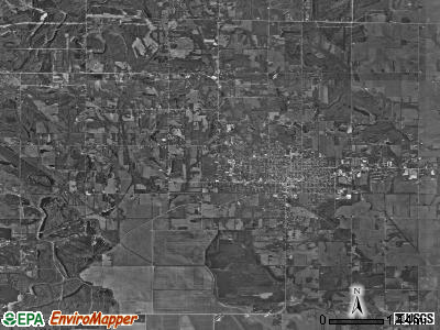 Stockton township, Indiana satellite photo by USGS