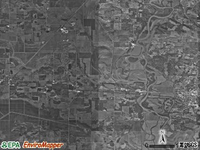 Fairplay township, Indiana satellite photo by USGS