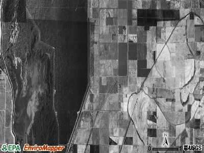Half Moon Lake township, Arkansas satellite photo by USGS