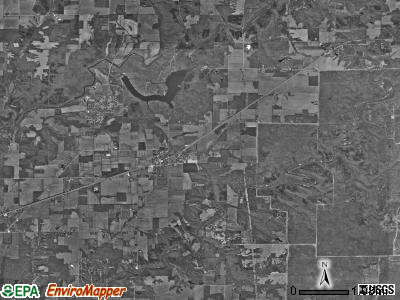 Campbell township, Indiana satellite photo by USGS