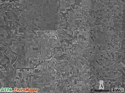 Haddon township, Indiana satellite photo by USGS