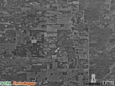 Bigger township, Indiana satellite photo by USGS