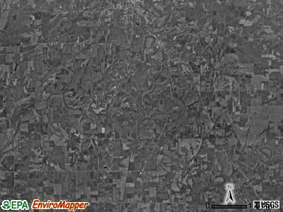 Vernon township, Indiana satellite photo by USGS