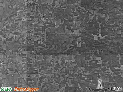 Taylor township, Indiana satellite photo by USGS