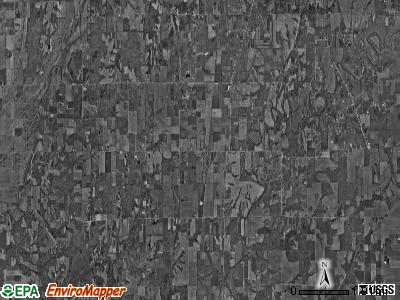 Lovett township, Indiana satellite photo by USGS
