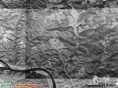 Lafferty township, Arkansas satellite photo by USGS