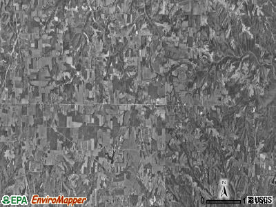 Cotton township, Indiana satellite photo by USGS