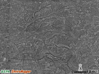 Guthrie township, Indiana satellite photo by USGS