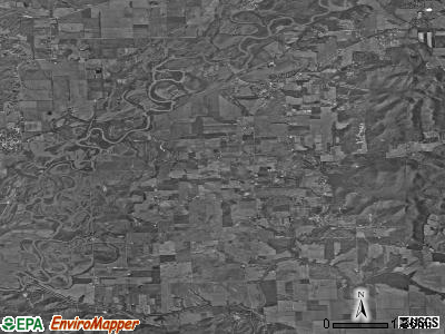 Driftwood township, Indiana satellite photo by USGS