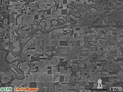 Steele township, Indiana satellite photo by USGS