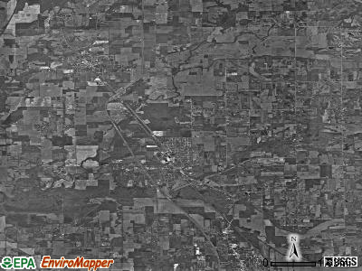 Jennings township, Indiana satellite photo by USGS