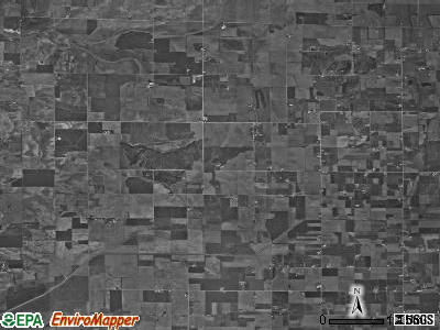 Bogard township, Indiana satellite photo by USGS
