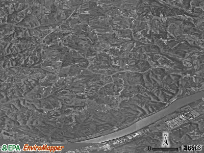 Craig township, Indiana satellite photo by USGS