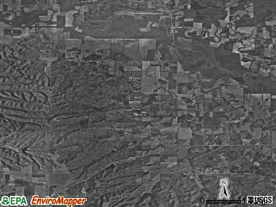 Gibson township, Indiana satellite photo by USGS