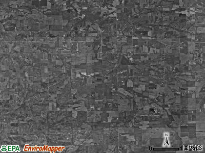 Republican township, Indiana satellite photo by USGS