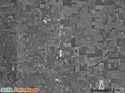 Orleans township, Indiana satellite photo by USGS