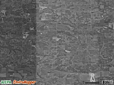 Reeve township, Indiana satellite photo by USGS