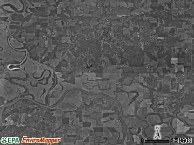 Veale township, Indiana satellite photo by USGS