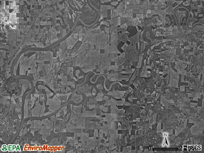 White River township, Indiana satellite photo by USGS