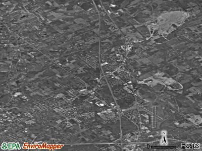 Silver Creek township, Indiana satellite photo by USGS