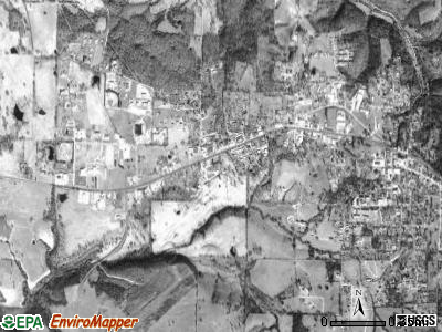 Bear Creek No. 5 township, Arkansas satellite photo by USGS