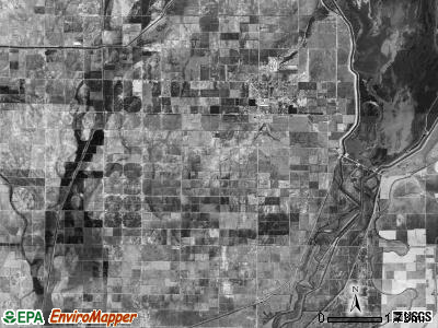 Big Lake township, Arkansas satellite photo by USGS