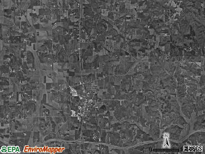 Ferdinand township, Indiana satellite photo by USGS