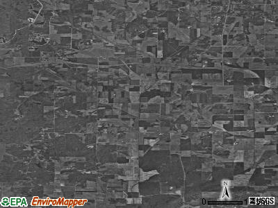 Pigeon township, Indiana satellite photo by USGS
