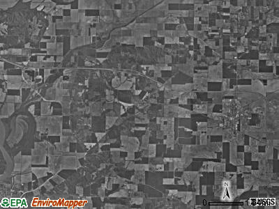 Robb township, Indiana satellite photo by USGS