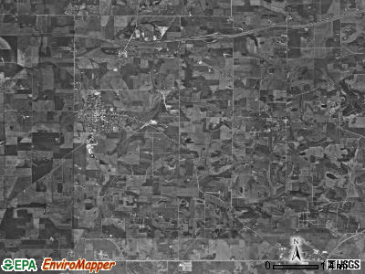 Carter township, Indiana satellite photo by USGS