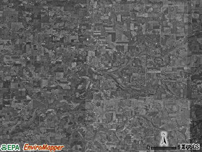 Webster township, Indiana satellite photo by USGS