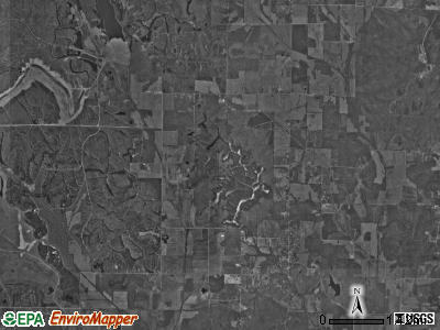 Owen township, Indiana satellite photo by USGS