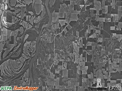 Harmony township, Indiana satellite photo by USGS