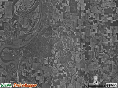 Lynn township, Indiana satellite photo by USGS