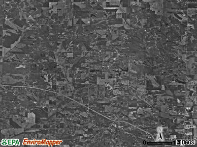 German township, Indiana satellite photo by USGS