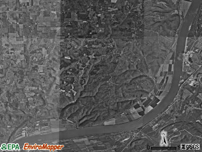 Taylor township, Indiana satellite photo by USGS