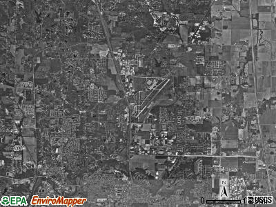 Center township, Indiana satellite photo by USGS