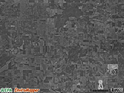 Grass township, Indiana satellite photo by USGS