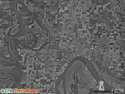Black township, Indiana satellite photo by USGS