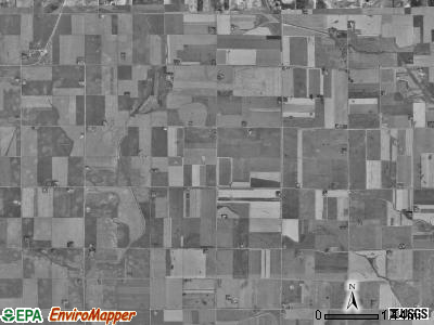 Ellsworth township, Iowa satellite photo by USGS