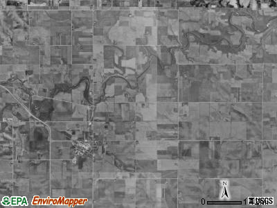 Forest City township, Iowa satellite photo by USGS