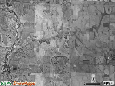 Sioux township, Iowa satellite photo by USGS