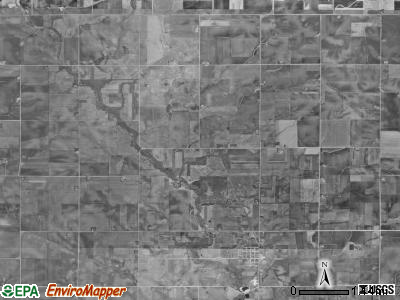 Wayne township, Iowa satellite photo by USGS