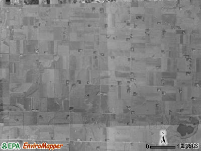 Horton township, Iowa satellite photo by USGS