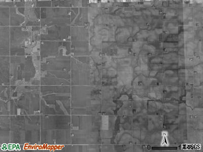 Viola township, Iowa satellite photo by USGS