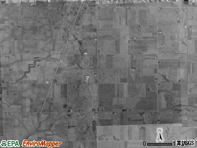 Wilson township, Iowa satellite photo by USGS