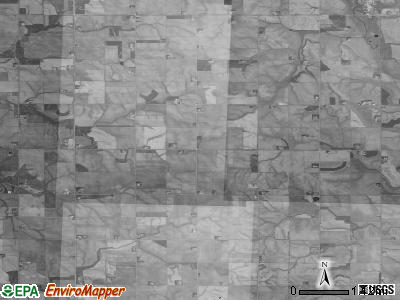 Logan township, Iowa satellite photo by USGS