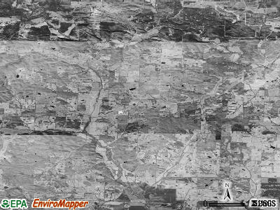 Dota township, Arkansas satellite photo by USGS
