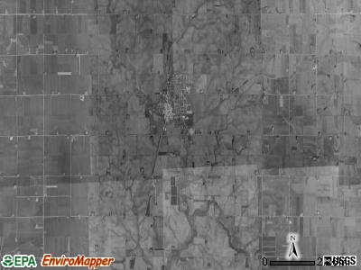 Holman township, Iowa satellite photo by USGS